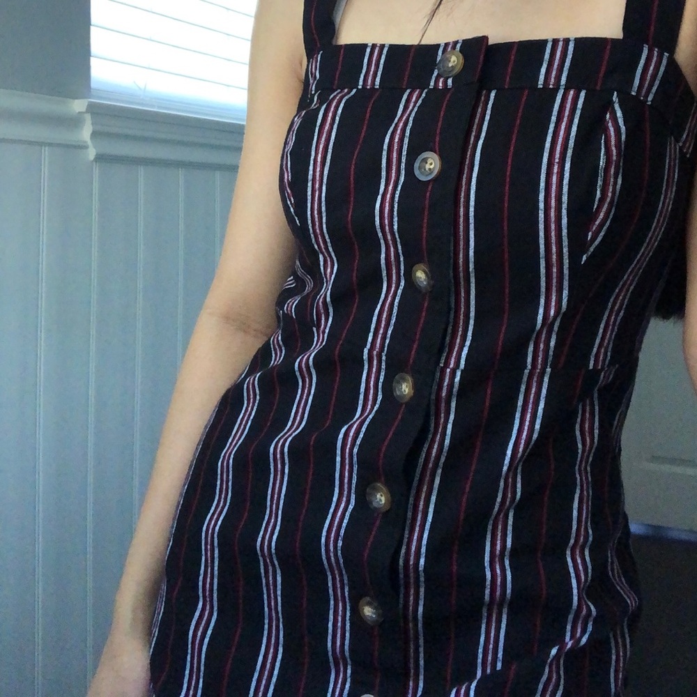 A stripped dress from Hollister